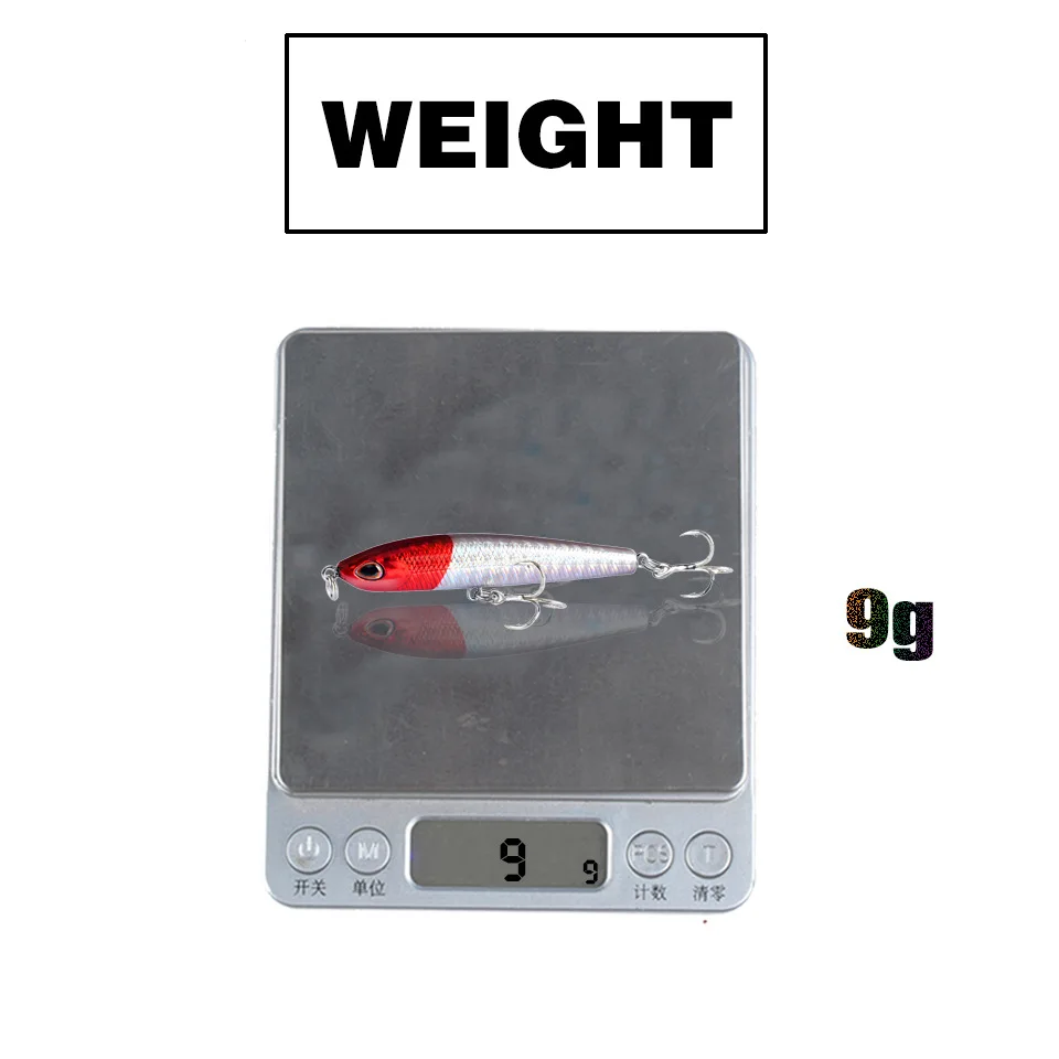 Señuelo Minnow hundimiento lento – Crankbait con ojos 3D para fondo - imagen 3