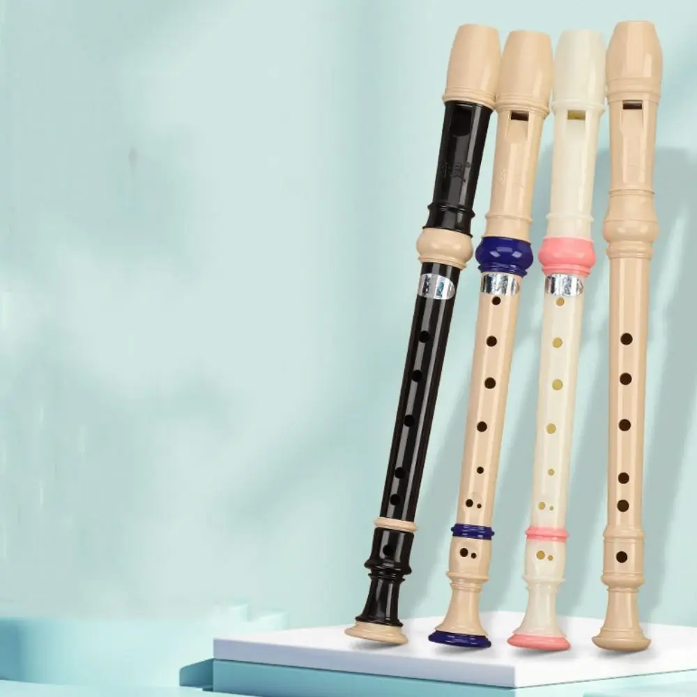 Grabadora Soprano fácil de ajustar, dedo barroco, clarinete de ocho agujeros no tóxico, flauta Vertical Natural ABS de calidad alimentaria - imagen 4
