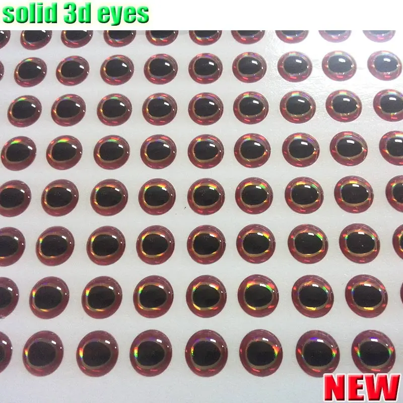 Muchos tipos de ojos de señuelo de pesca 3D ojos de pez 3d ojos de pesca 3d ojos de señuelo 1000 unids/lote - imagen 3