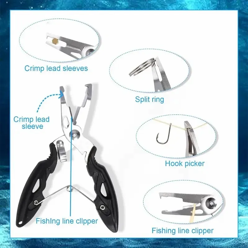 JSFUN-Juego de palos de pesca, martillo de pescado de sacerdote de pesca, palo de pescado de aleación de aluminio para exteriores, mango antideslizante EVA - imagen 3