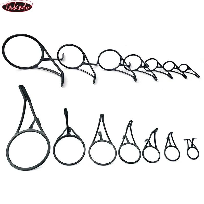 TAKEDO ABTDG UL anillo guía de luz para alimentador de carpa caña de pescar guías de mar componente de reparación de construcción de varillas DIY accesorio de aparejos - imagen 3