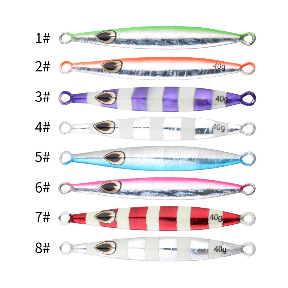Jig Metálico Reflectante para Pesca en Mar – Atún, Lubina y Caballa - imagen 2