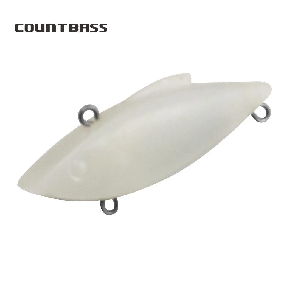 Countbass-Señuelos de pesca en blanco, sonajero que se hunde, vibración, 45mm/1,77 ", 4,5g/0,16oz, 76mm/3 ", 16g/0,38oz, Wobblers sin pintar, 10 Uds.