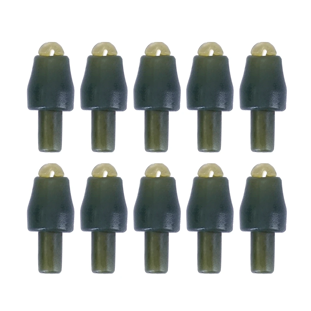 Hirisi 10 Uds. Conectores alimentador de método de pesca de carpa en línea cuentas de cambio rápido accesorios de pesca de silicona AH230 - imagen 5