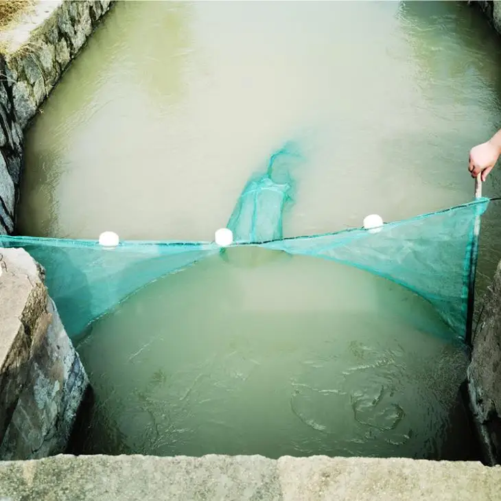 Red de pesca plegable automática, red de enmalle, cangrejo, langosta, camarón, pececillo, cebo de pesca, red de aterrizaje, señuelo trampa - imagen 5