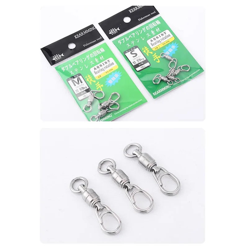 Conector giratorio doble rodamiento para pesca en aguas profundas - imagen 5