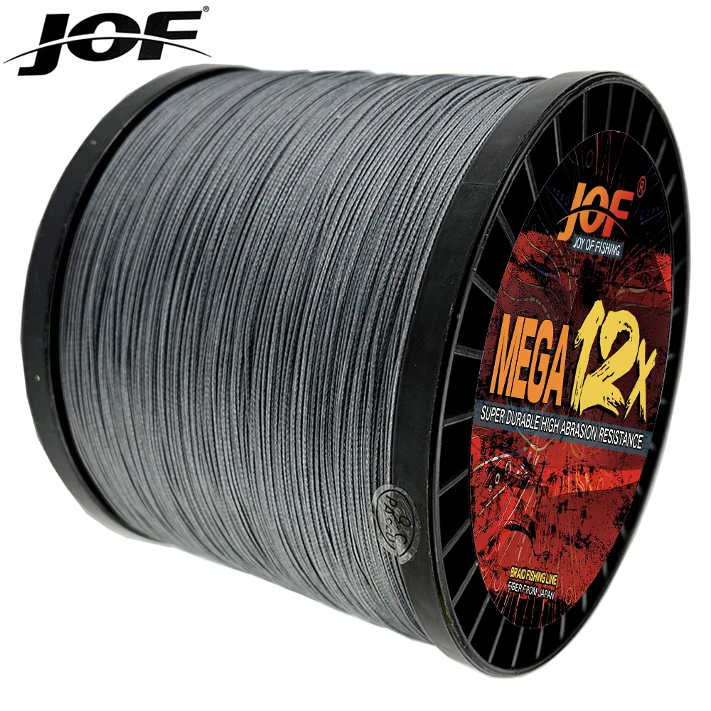JOF Sedal Trenzado 12 Hebras – Superfuerte para Pesca Marina