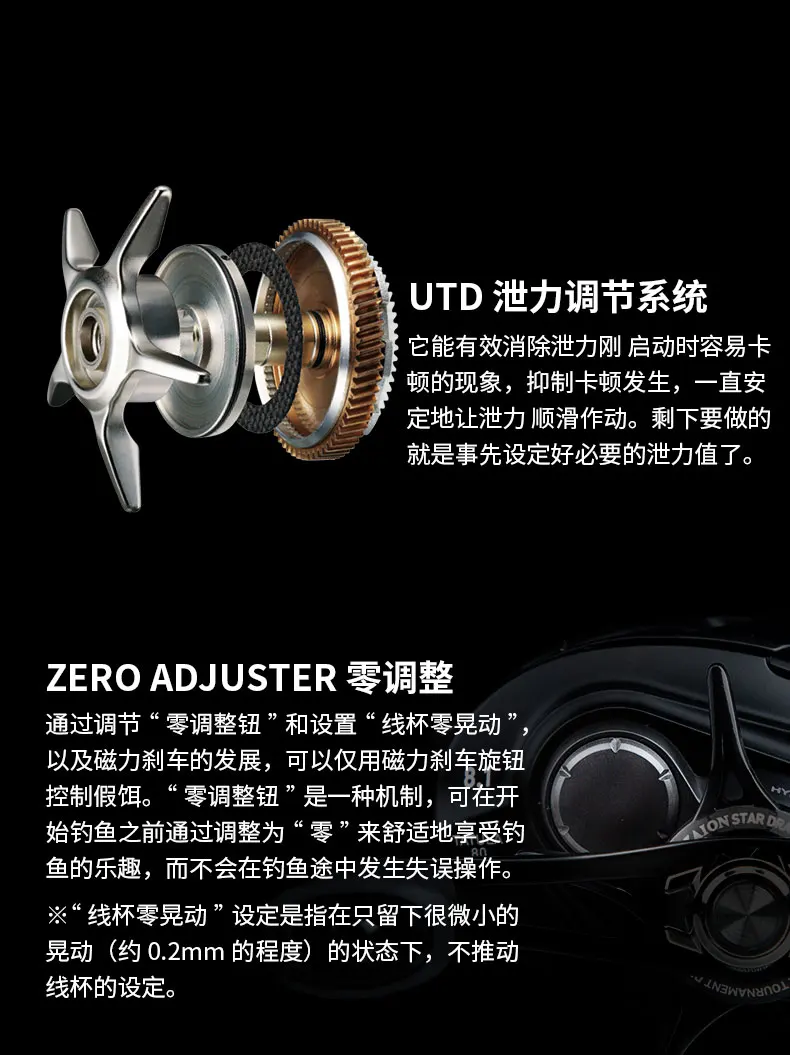 Experimentar precisión y comodidad con nuestros sistemas avanzados de ajustador UTD y cero