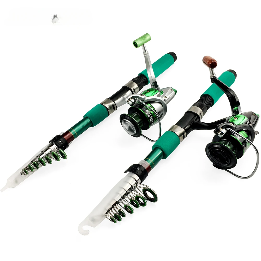 GHOTDA-caña de pescar telescópica, Combo de carrete de fibra de carbono, alimentador giratorio de carpa, aparejo de poste, lago, 1,8 M, 2,1 M, 2,4 M, 2,7 M, 3,0 M - imagen 5