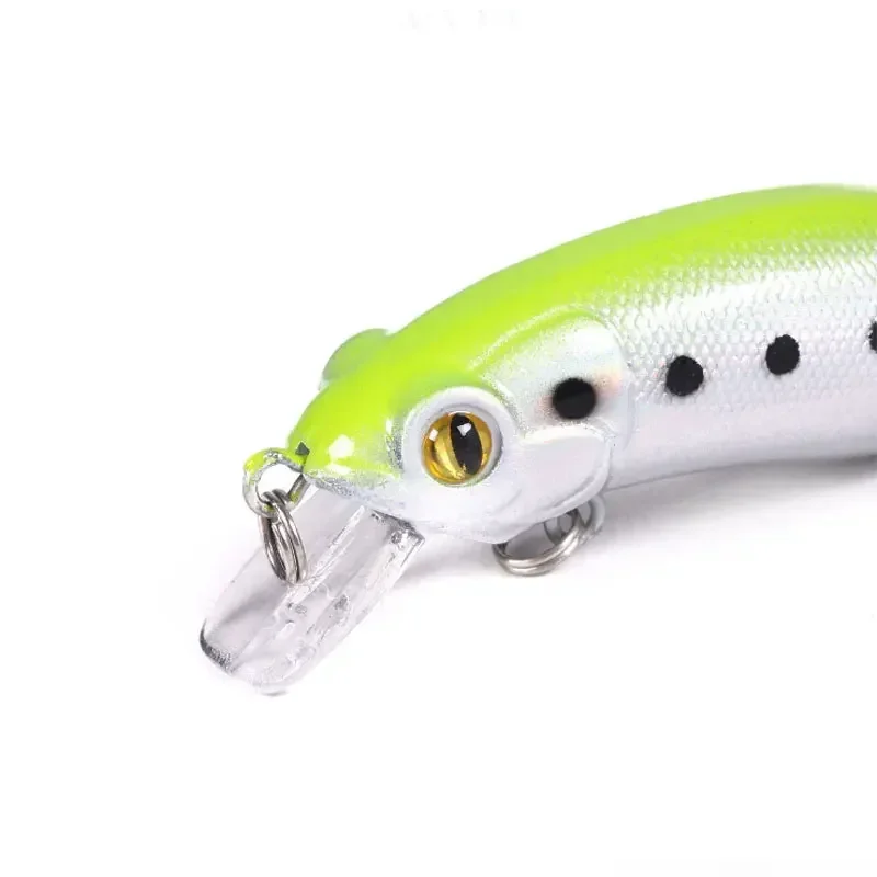 Juego de Señuelos de Pesca de hundimiento lento, 60mm/10g, Minnow Isca, Crankbait Artificial oscilante, Pesca, lubina, cebo duro, cebo falso, aparejos de Pesca - imagen 5