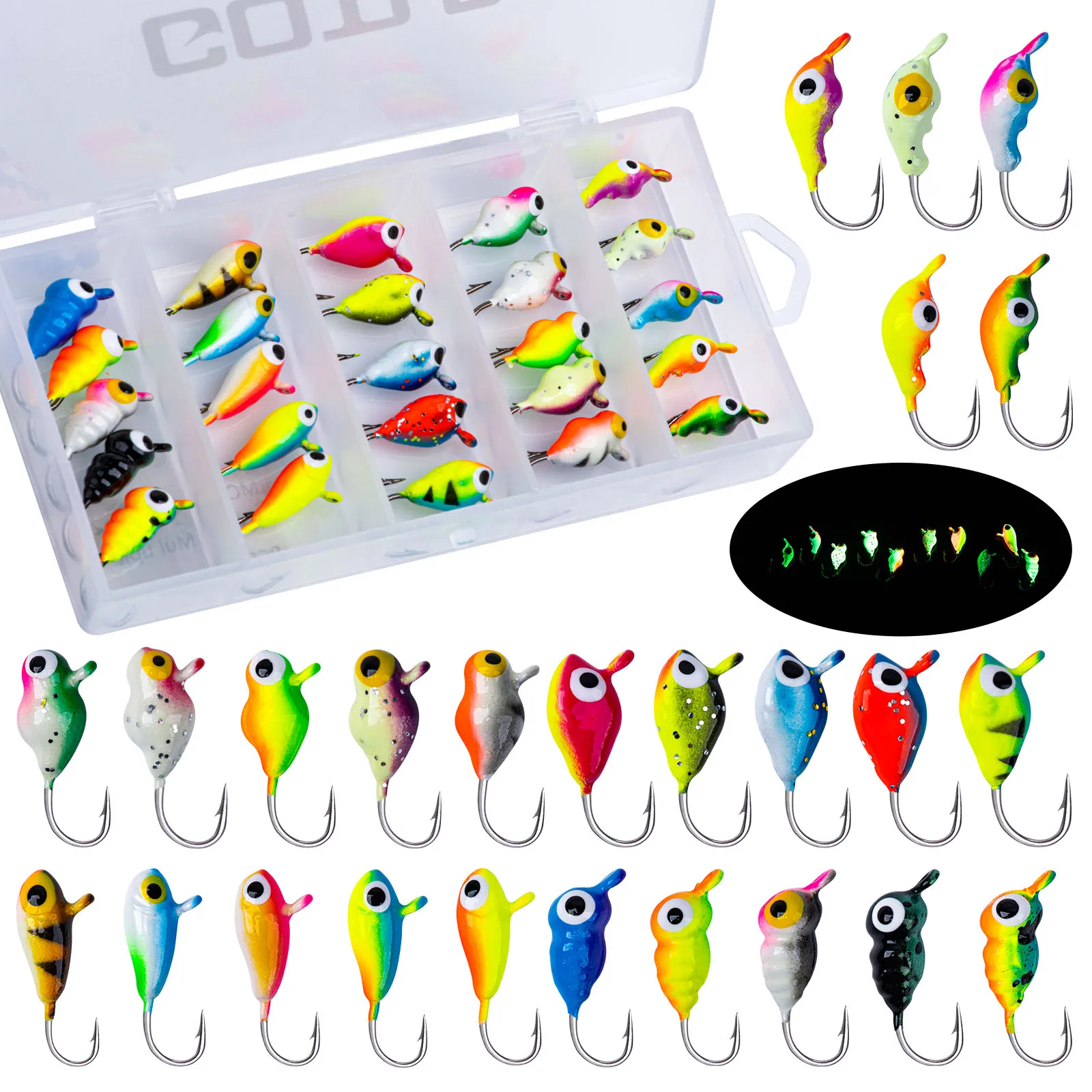 Variedad de formas y colores del kit
