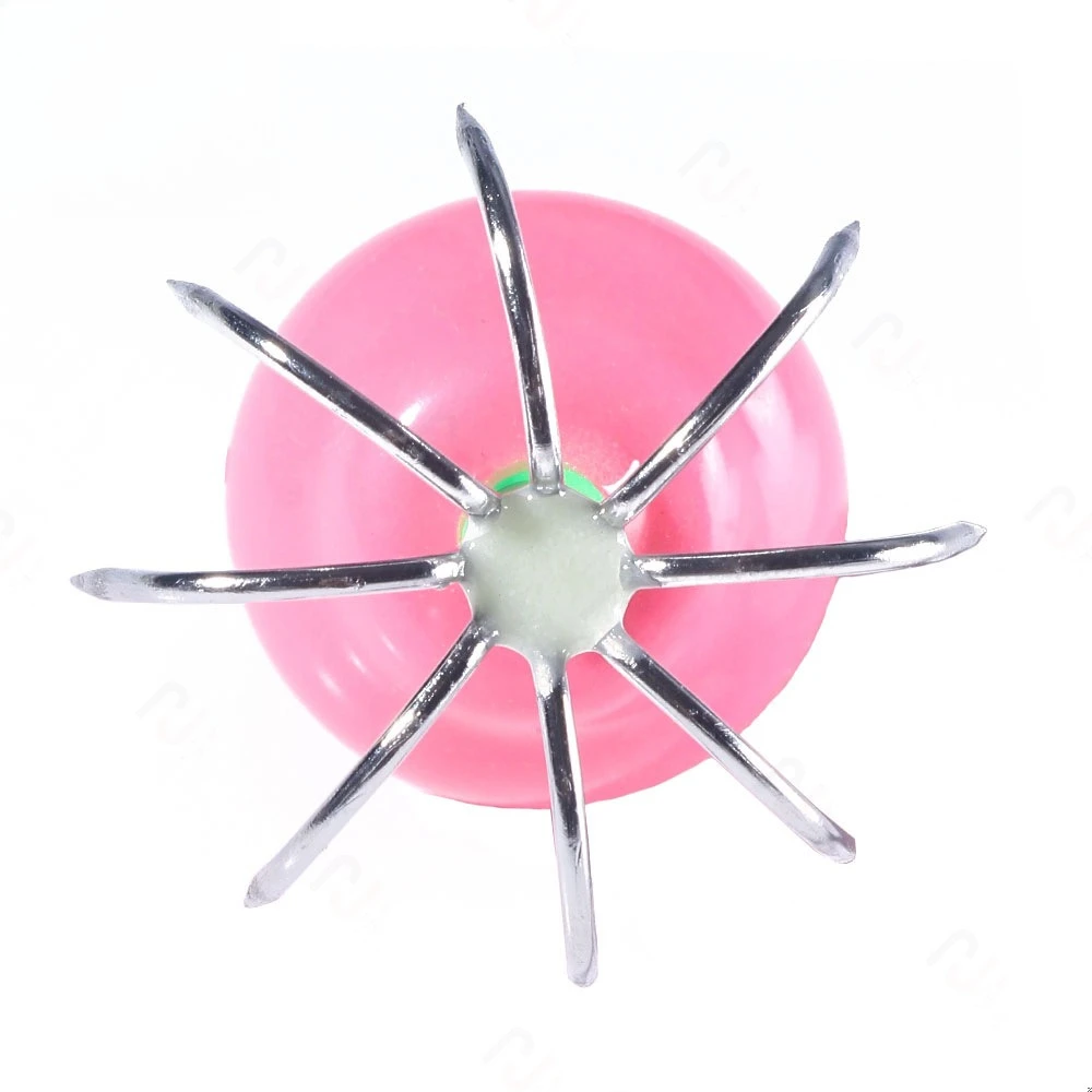 Aguja de calamar en caja de Color luminoso, cebo falso de madera para camarones, anzuelo de pesca de calamar, señuelo biónico para corredor de carretera - imagen 3