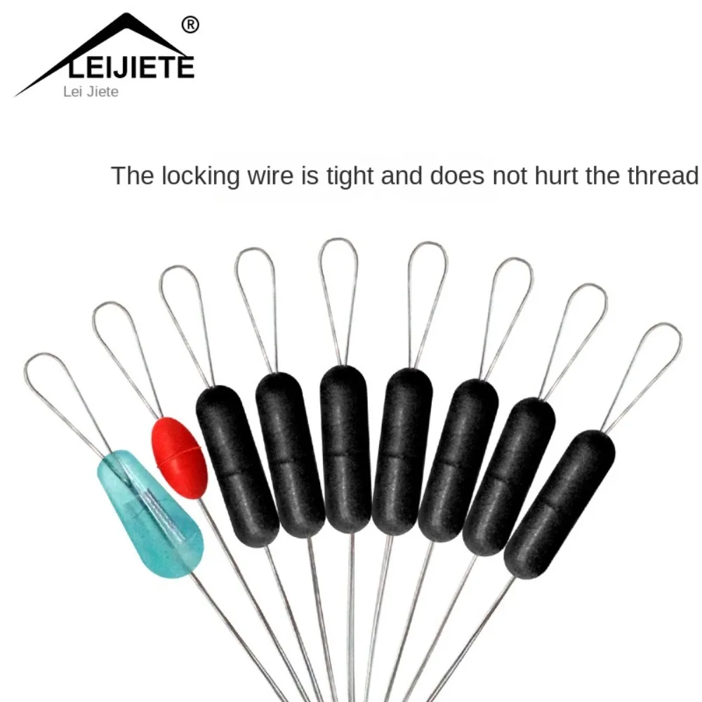 Tapón Bobber de pesca flotante, línea de suministro de pesca, accesorios de aparejos, frijol de goma de alta concentricidad, frijoles espaciales transparentes - imagen 4