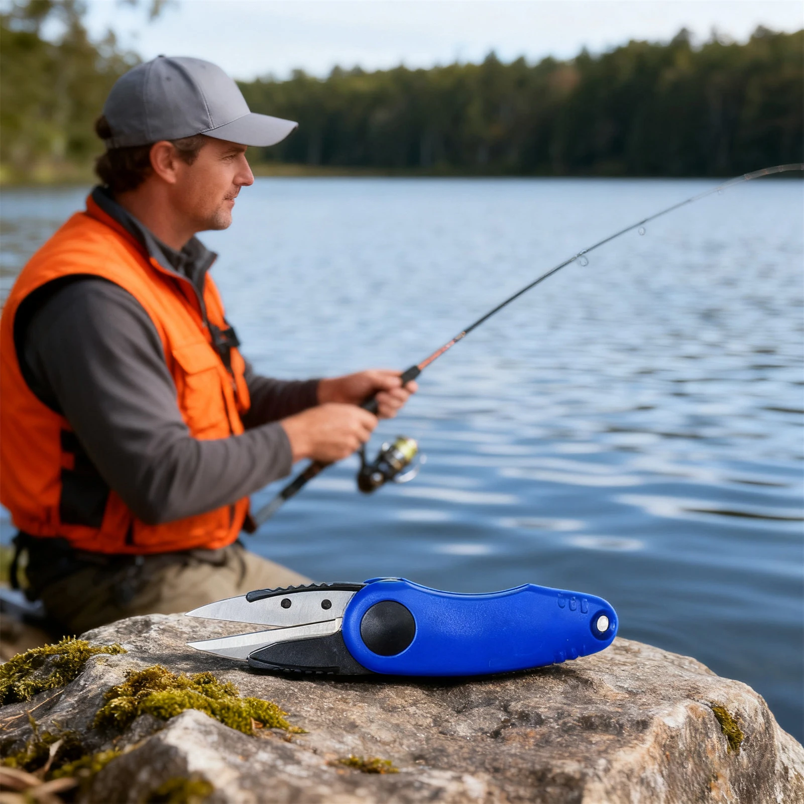 Mini tijeras de pesca portátiles de acero inoxidable, tijeras a prueba de óxido, tijeras de hilo de pescar plegables, accesorios de pesca prácticos - imagen 4