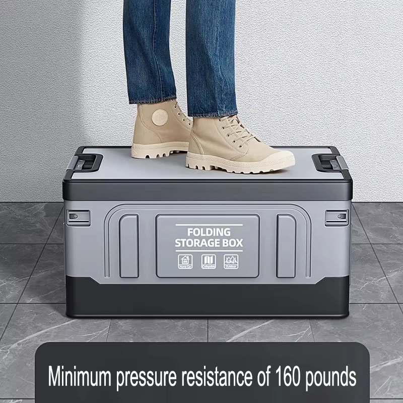 Caja de almacenamiento plegable para coche, compartimento para equipaje, portátil para exteriores de gran capacidad, adecuada para pesca, camping, accesorios para coche - imagen 5