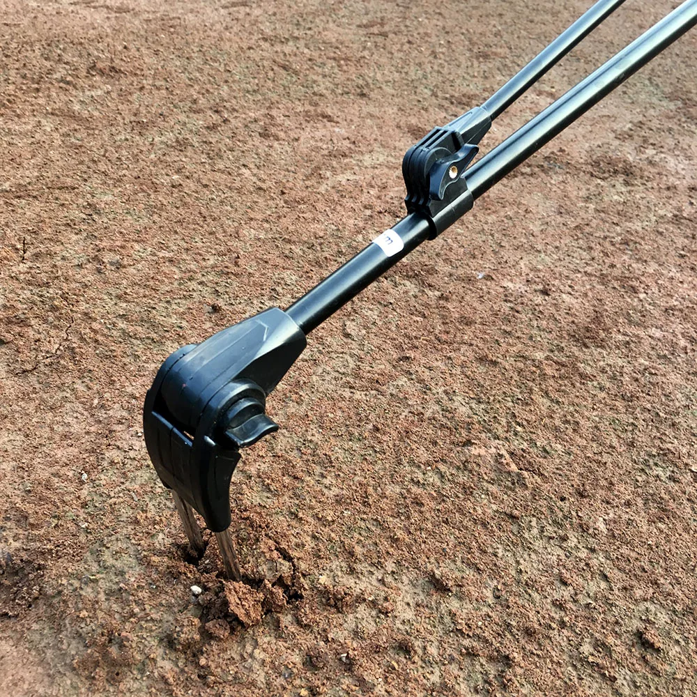 Soporte telescópico para caña de pescar, acero inoxidable, plegable, para mar al aire libre - imagen 5