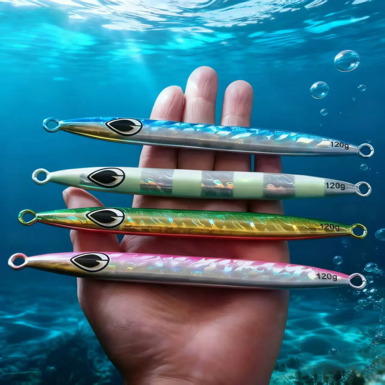 Metal Jig de Jigging Lento – Señuelo Vertical Hundible para Atún