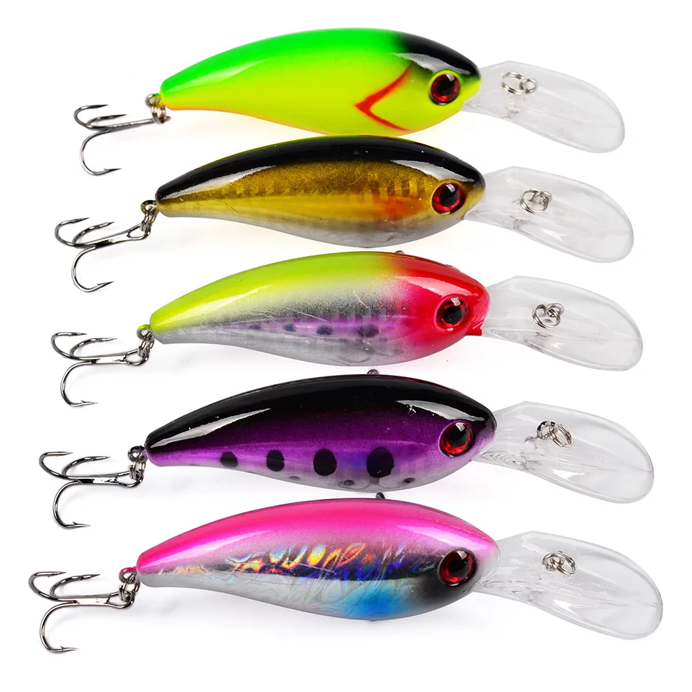 Crankbait-SEÑUELOS DE Pesca de Mar, cebos duros de 100mm y 14g, cebo de labio largo para agua salada - imagen 4