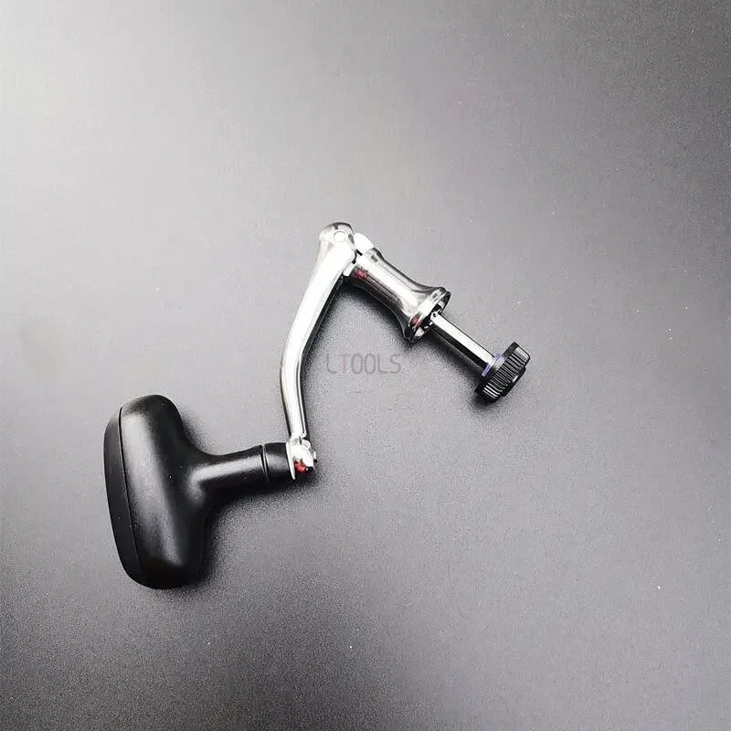 Carrete de pesca giratorio de acero inoxidable CNC, manivela 1000 8000 12000, mango de carrete de Metal completo, accesorios de carrete de pesca plegables - imagen 3