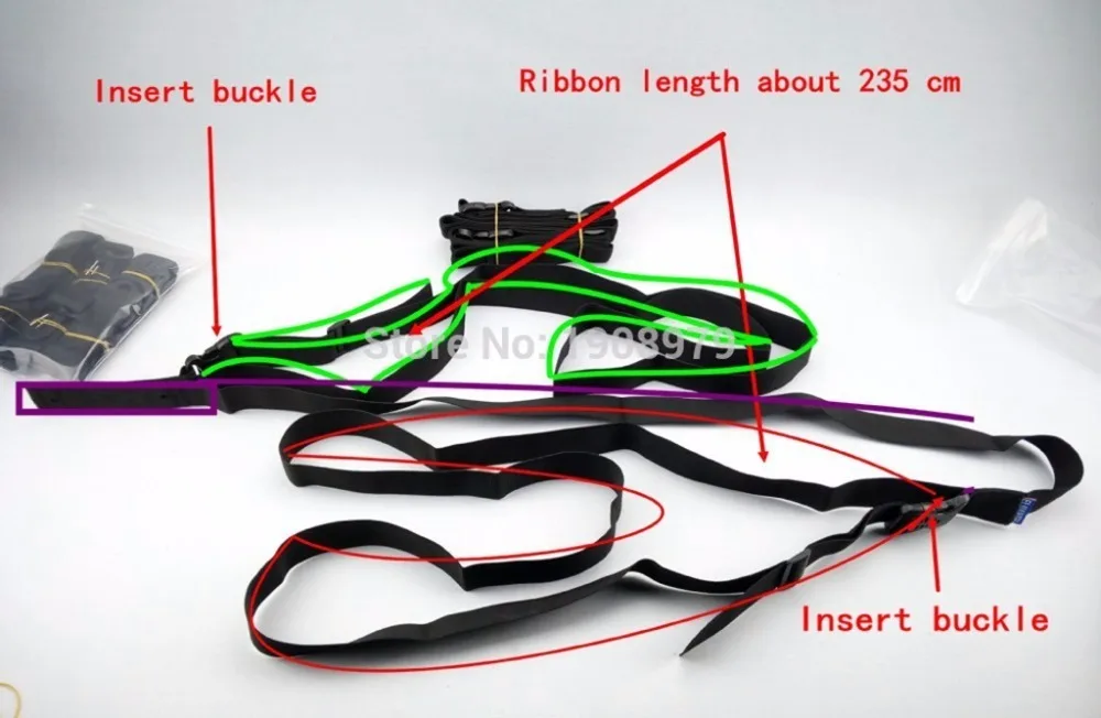 Dispositivo negro correas colgador correa de 2 almacenamiento tabla de surf secado SUP surf deportes acuáticos kayak pesca barco accesorios aletas paleta - imagen 3