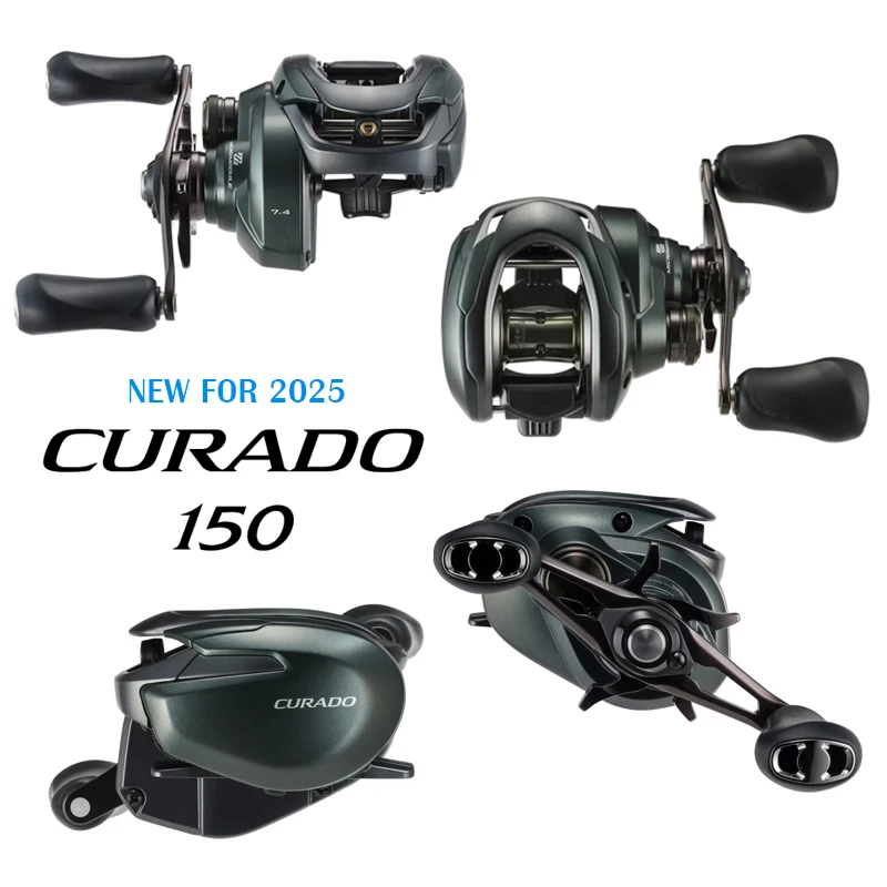 Carrete SHIMANO 2025 CURADO de 150/151 mgl, carretes de pesca Baitcasting, flujo de microgoteo de agua, rueda de tira blanca, carretes de cebo pequeños - imagen 4