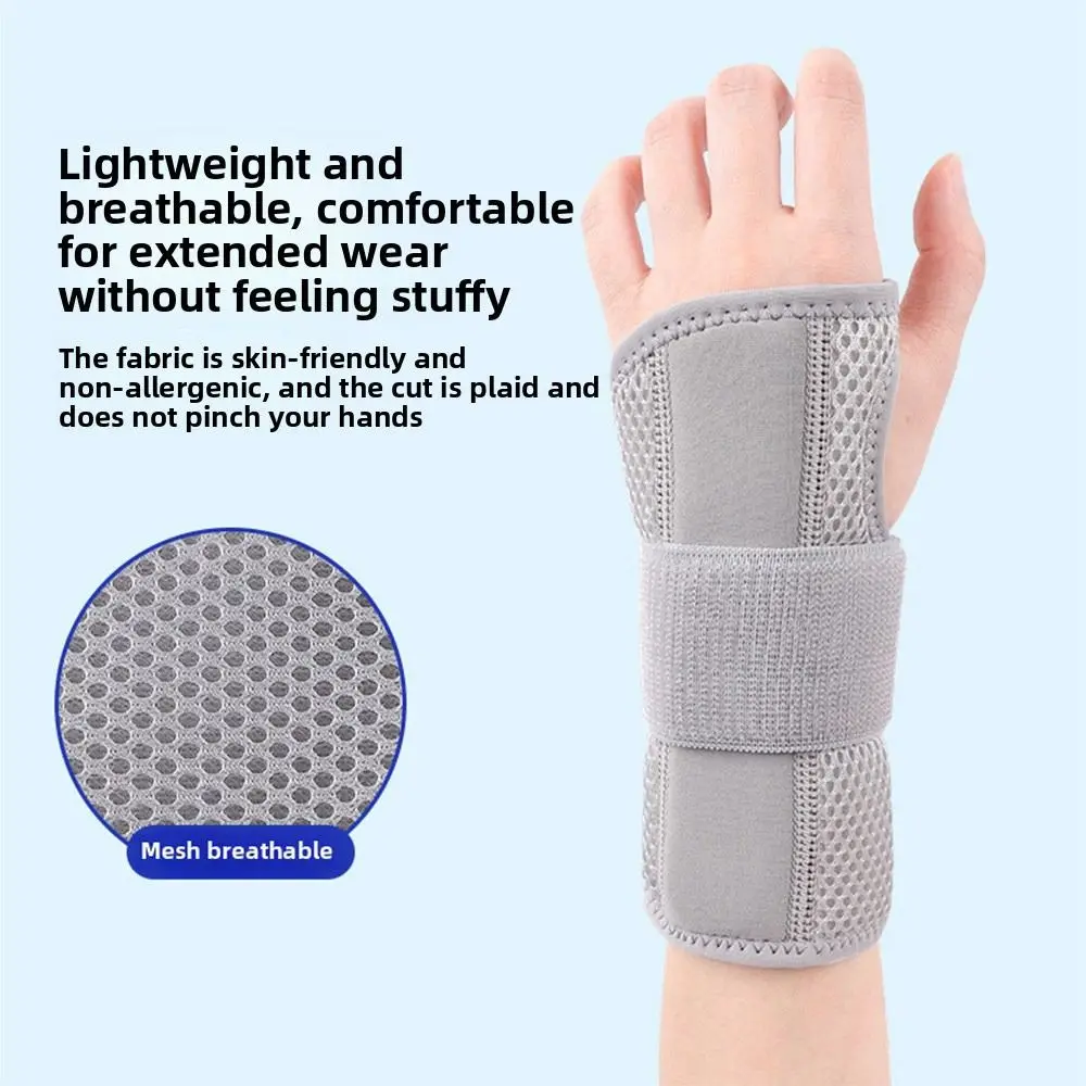 Muñequera de soporte nocturno para tendinitis del túnel carpiano, alivio del dolor de artritis, soportes para dormir en la muñeca, comodidad y transpirable - imagen 2