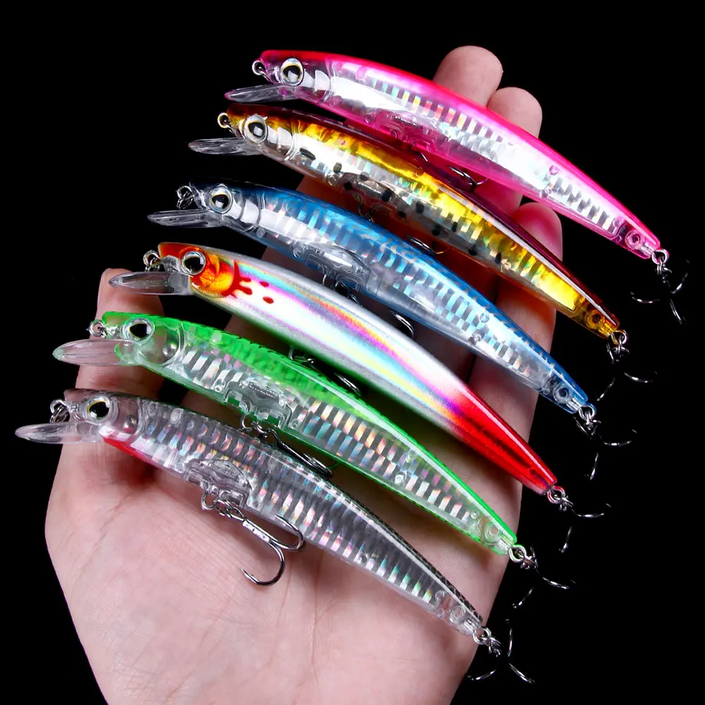 Wobbler Crankbait Minnow duro para lucio y carpa – pesca deportiva