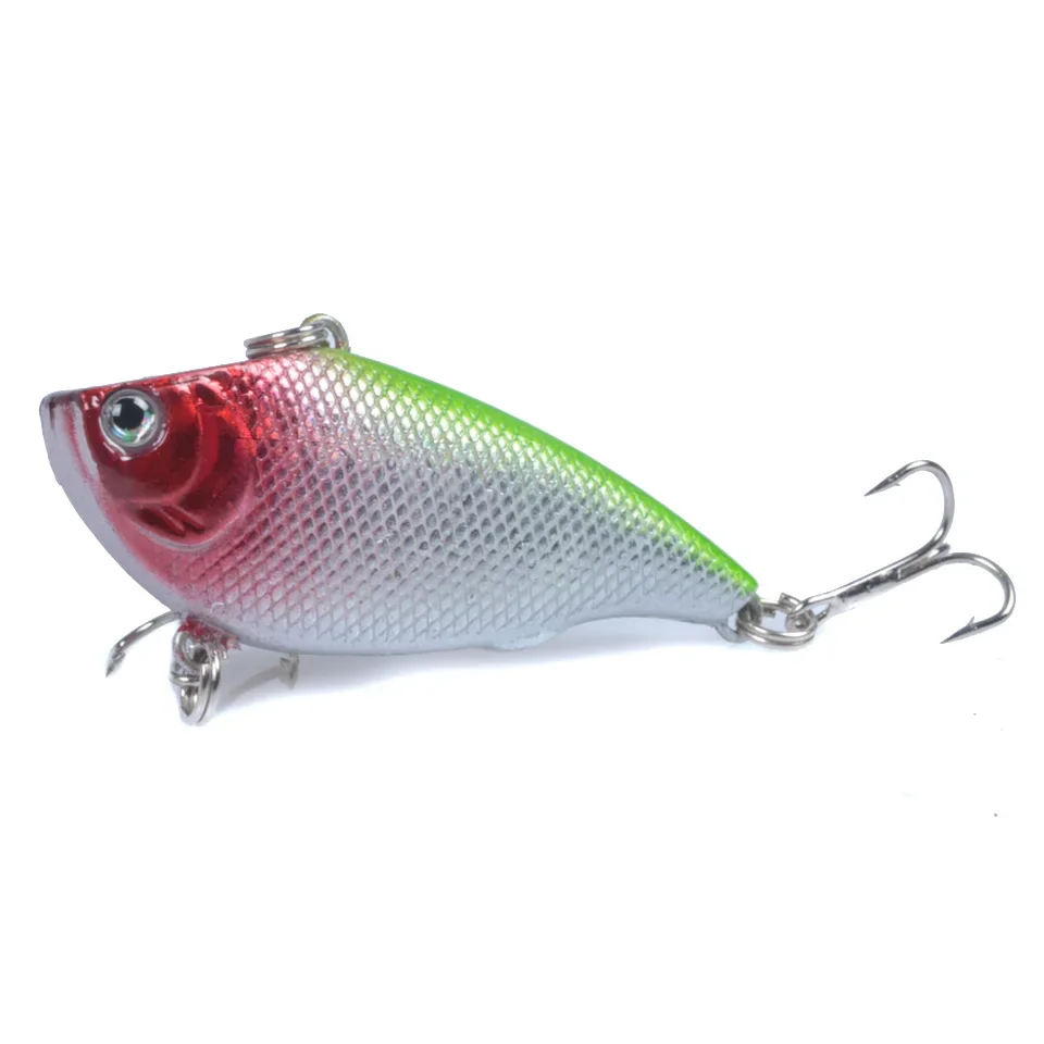 LEOSPORT-aparejos de pesca de plástico duro, 1 piezas, 5,5 cm, 7,5g, wobblers, swimbait, crankbait, Triple h - imagen 4