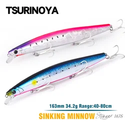 Tsurinoya Stinger 163S – Cacho Minnow Salwater 163mm Profundidad 40-80cm