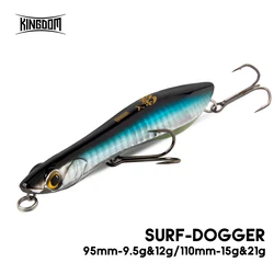 Wobblers Kingdom Surf-Dogger – Flotantes y hundidos para lubina 95-110mm
