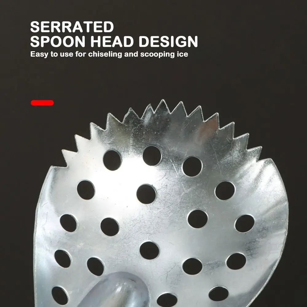 Espumadera 2024, cuchara para pesca en hielo, cuchara portátil para pesca en invierno, espumadera de agarre cómodo de plástico/acero inoxidable - imagen 5