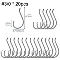 20pcs size 3-0