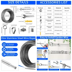 Herrajes acero inoxidable para pesca – Kit resistente