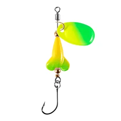 Spinner metálico para lubina y salmón – Señuelo wobble de jigging