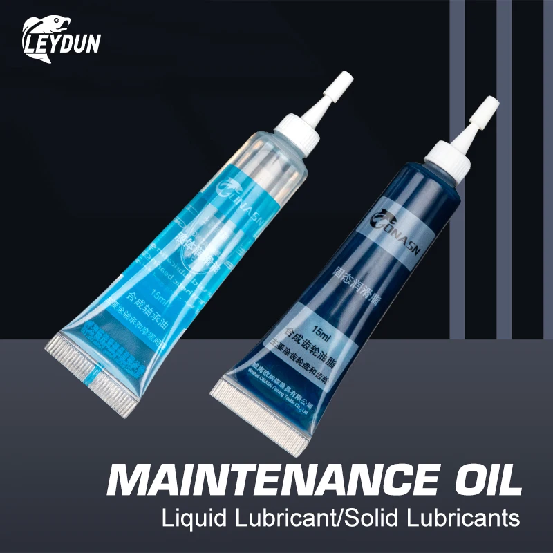 LEYDUN carretes de pesca giratorios, grasa protectora, lubricante de rodamiento de aceite, fundición, herramienta de mantenimiento de aparejos de aceite