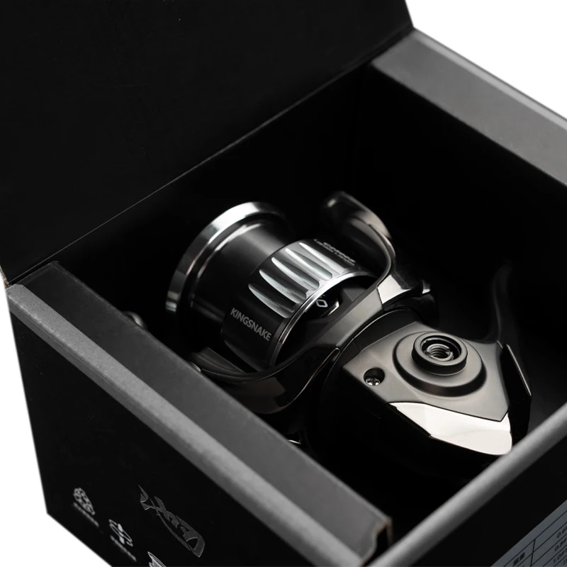 Carrete giratorio LINNHUE KINSNAKE II 1500-2500 función de disposición de cables densos cuerpo de fibra de carbono impermeable 9BBS carrete de pesca - imagen 3