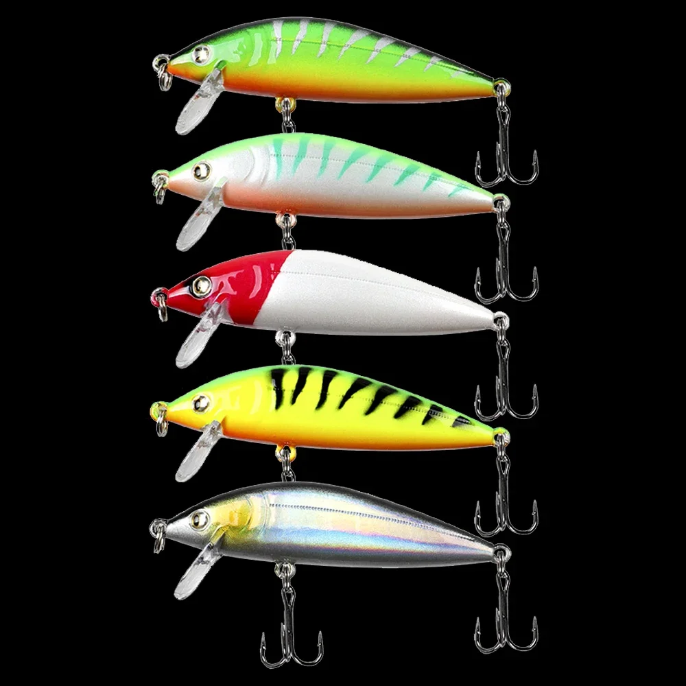 Señuelo de pesca de 5 uds., pececillo que se hunde, pesca en el mar de fundición larga, pesca en agua dulce, lubina, cebo para perca - imagen 4