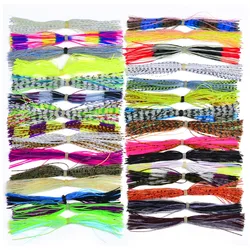 Señuelos de pesca de silicona duraderos, falda, faldas de plantilla coloridas y suaves, faldas de señuelo de 13cm, pesca de lubina