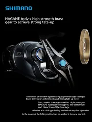 Shimano SLX MGL Carrete Baitcasting SVS de largo alcance
