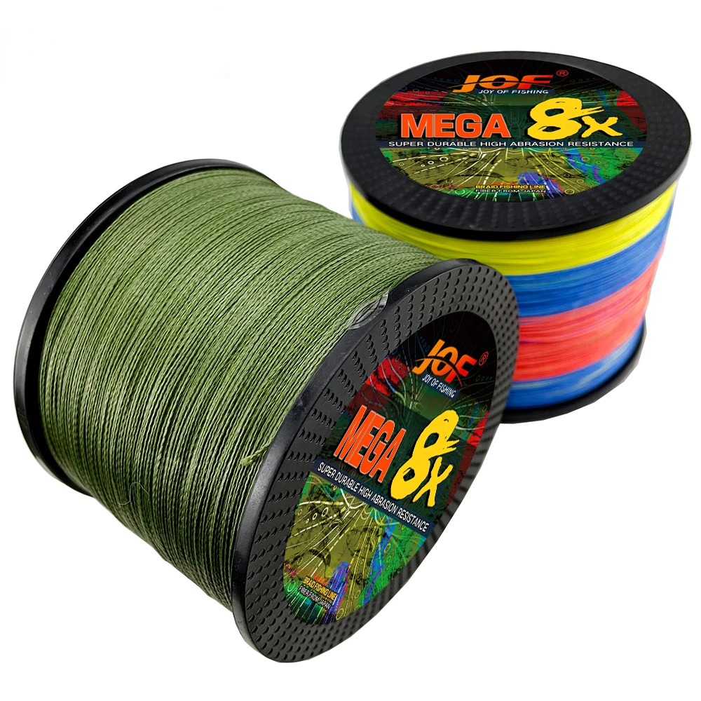 Sedal de pesca de 8 hebras, resistencia máxima de 8,2 KG-35,8 KG, trenzado de 100M, multicolor, suave y resistente al desgaste - imagen 2