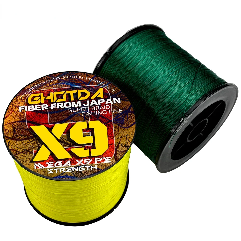 Sedal de pesca con mosca suave, multifilamento de 500M, hilo trenzado fuerte X8 X9, 0,14mm-0,55mm, engrosado, antimordedura, Océano - imagen 5