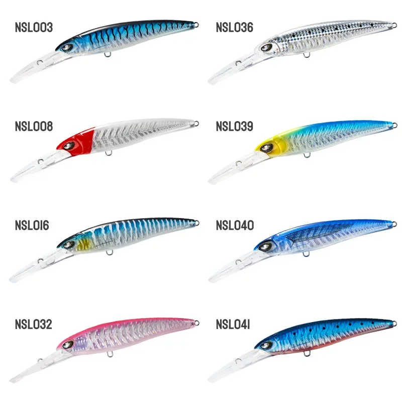 Señuelo de pesca Noeby Trolling Minnow 140mm 47g 180mm 94g cebo Artificial flotante hueso de pescado más grueso señuelo de pesca en el océano para buzo profundo - imagen 3