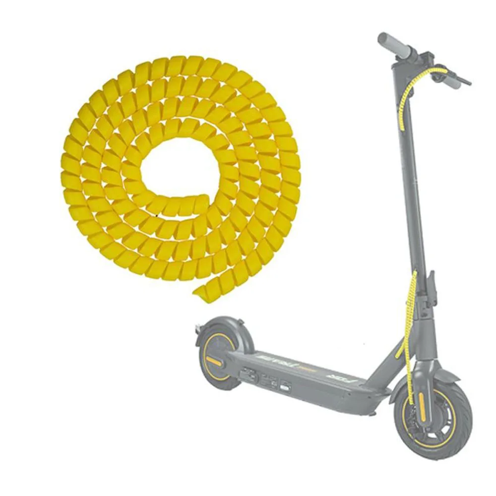 Protección espiral envoltura organizador Protector cubierta tubo bobinado Cable línea protectora piezas de Scooter - imagen 4
