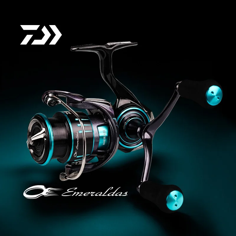 2025 Original DAIWA EMERALDAS carrete de aire rueda giratoria LT2500S PC LT2500-DH engranaje doble brazo oscilante AIR rueda de pesca de agua de mar