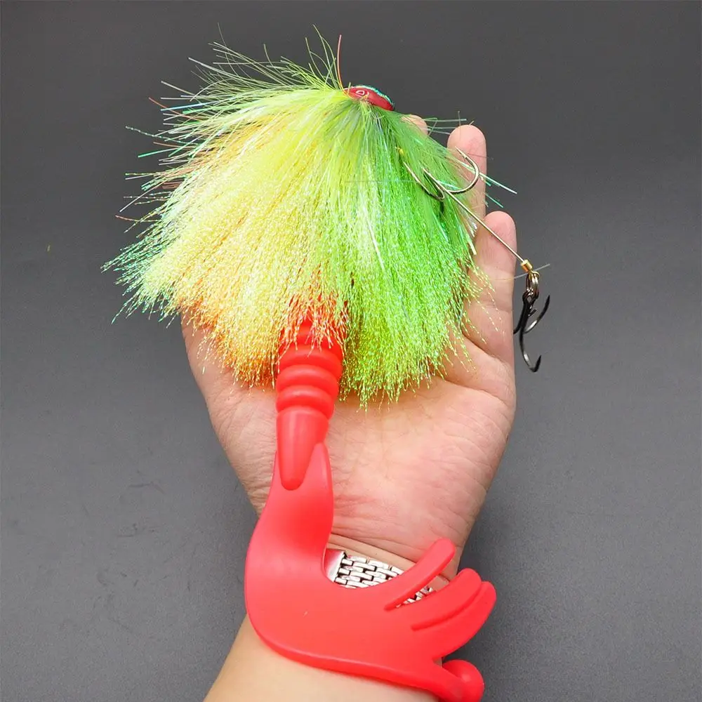 Señuelo de simulación de ratón de aguas profundas, 85g, diseño de simulación, Material biónico, pelo de ciervo biónico, alambre de color PVC, cebo de pesca de mar - imagen 4