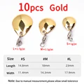 B 10pcs gold