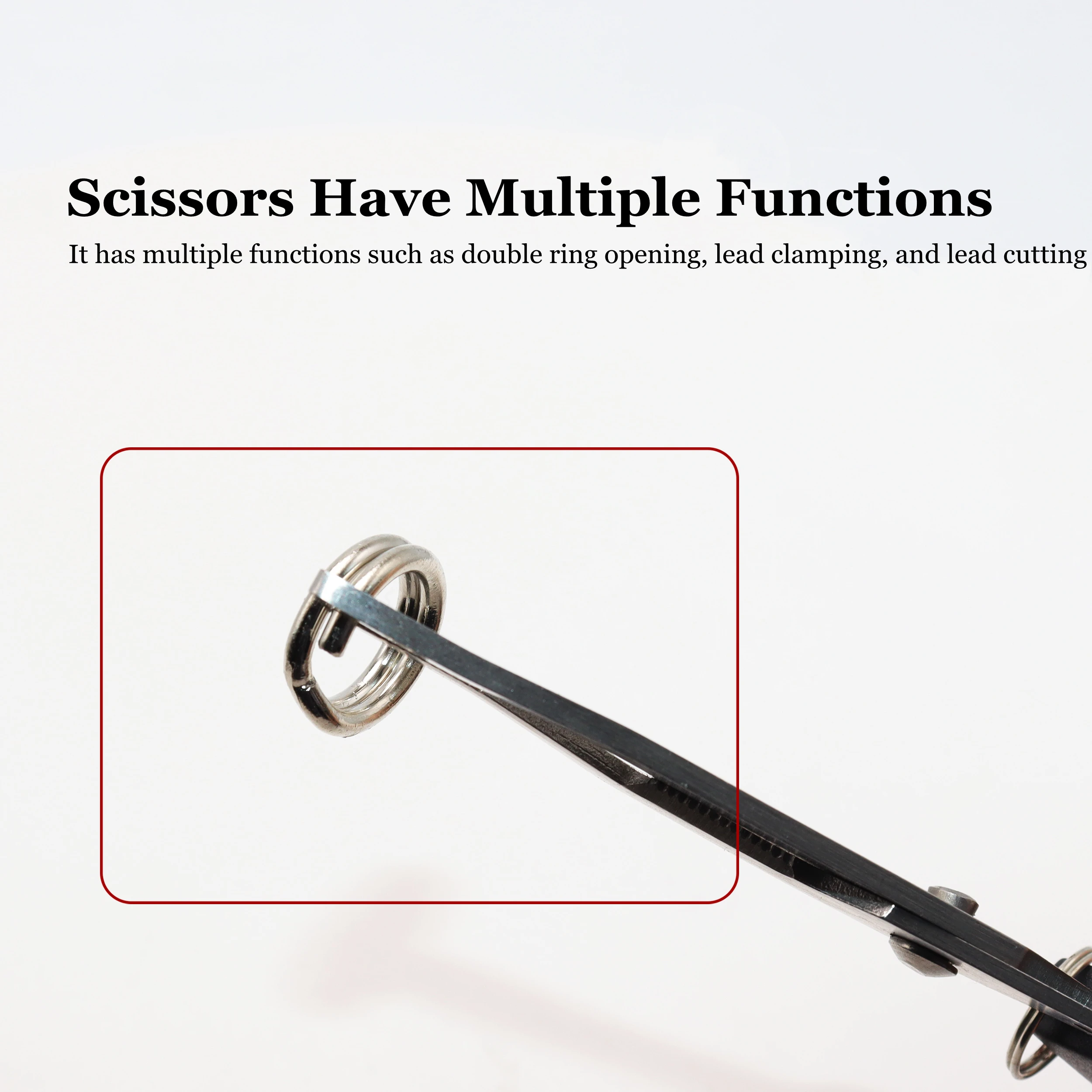 ZYZ-tijeras de pesca multifuncionales de acero inoxidable, cortador de línea de Pe, herramienta de uso de pesca de bucle abierto, 1 ud. - imagen 4