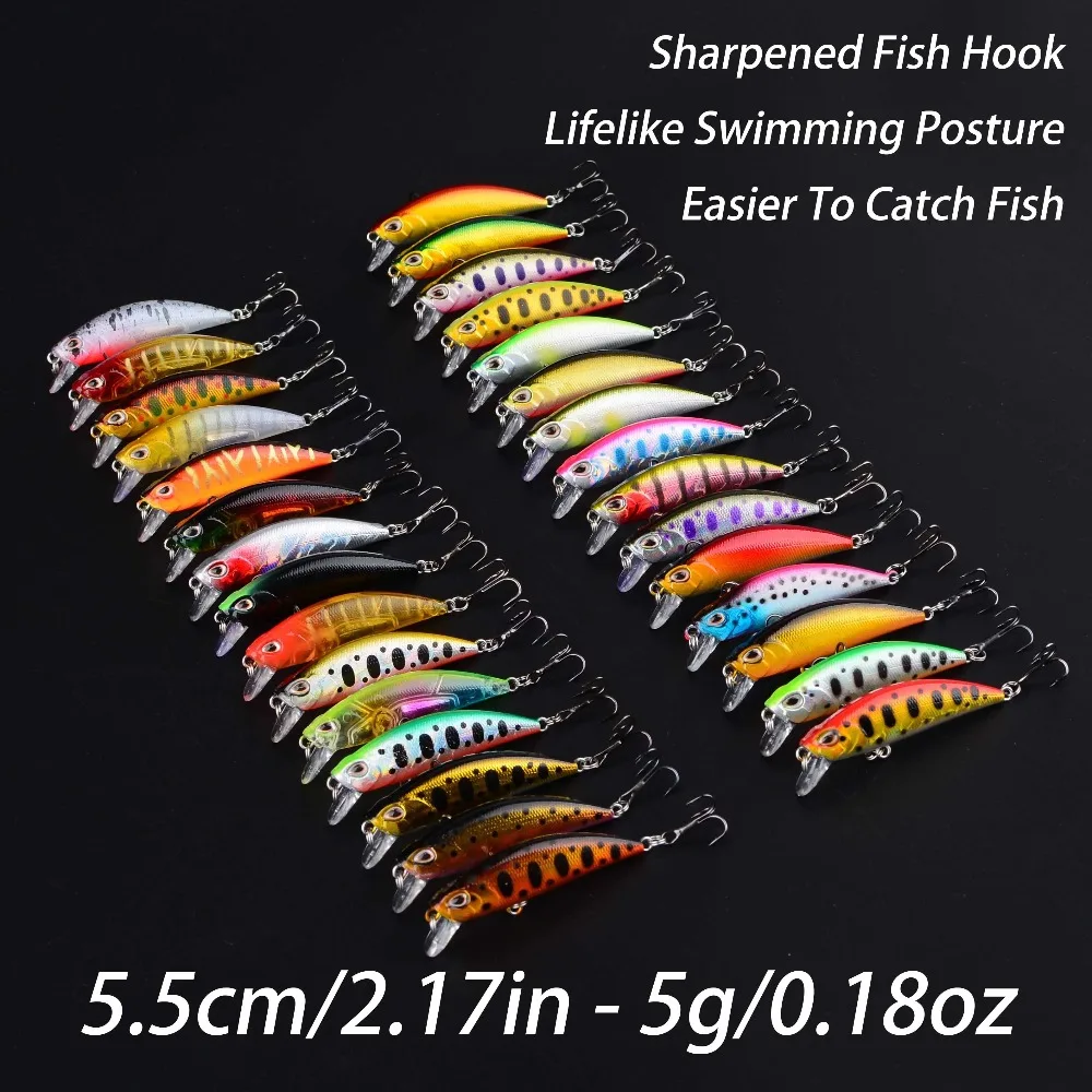 Señuelo Minnow para lubina y perca con nado realista - imagen 3