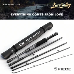 Caña de viaje Tsurinoya Lure Valley – 5 tramos, anillas Fuji SIC