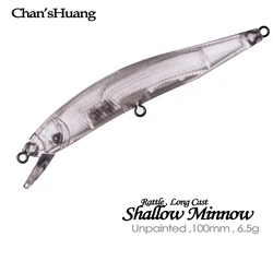 Chan'sHuang Pececillo Rattling – Señuelo flotante agua poco profunda